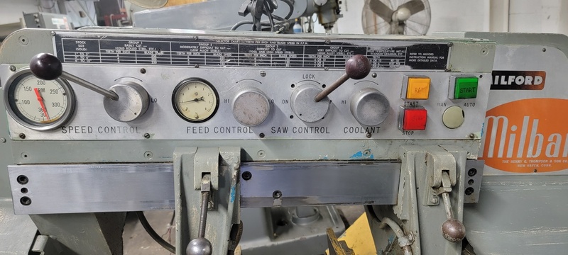 10" x 16" Milford, automatic horizontal band saw, 10" rounds - Image 5