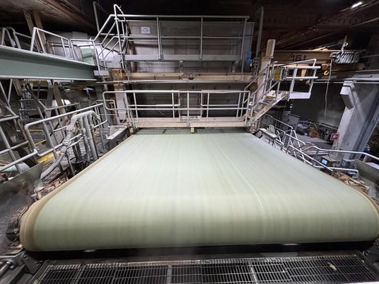 Valmet, 140" tissue machine, twin wire, wt, crep, 100 TPD, 1988 - Image 2