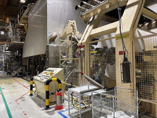 Valmet, 140" tissue machine, twin wire, wt, crep, 100 TPD, 1988 - Image 3