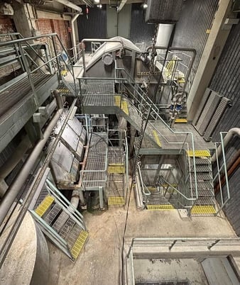 Valmet, 140" tissue machine, twin wire, wt, crep, 100 TPD, 1988 - Image 5