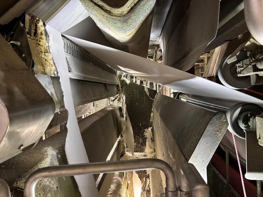 Valmet, 140" tissue machine, twin wire, wt, crep, 100 TPD, 1988 - Image 6