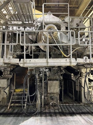 Valmet, 140" tissue machine, twin wire, wt, crep, 100 TPD, 1988 - Image 7