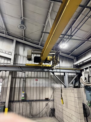 2 Ton, R & M, 46' 9" span, 20' lift, class D, pendant, 460 V., 2017, Qty 2 Available [#2602] - Image 3