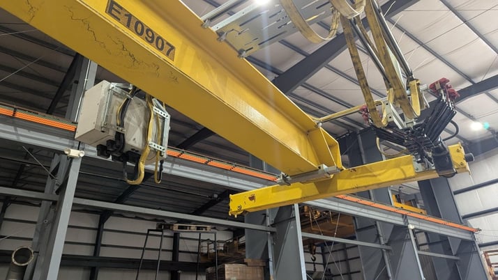 2 Ton, R & M, 46' 9" span, 20' lift, class D, pendant, 460 V., 2017, Qty 2 Available [#2602] - Image 5