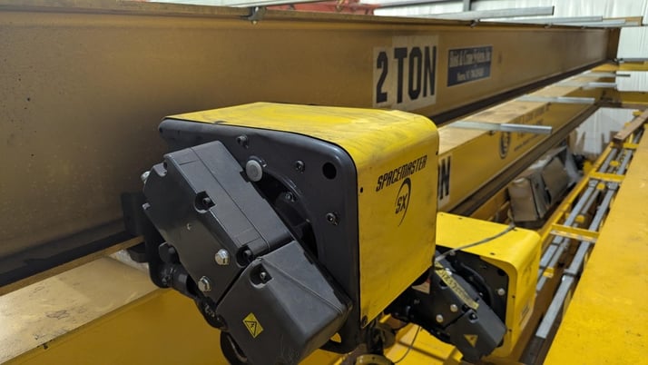 2 Ton, R & M, 46' 9" span, 20' lift, class D, pendant, 460 V., 2017, Qty 2 Available [#2602] - Image 7