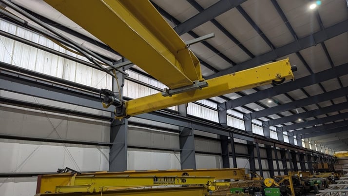 2 Ton, R & M, 46' 9" span, 20' lift, class D, pendant, 460 V., 2017, Qty 2 Available [#2602] - Image 9