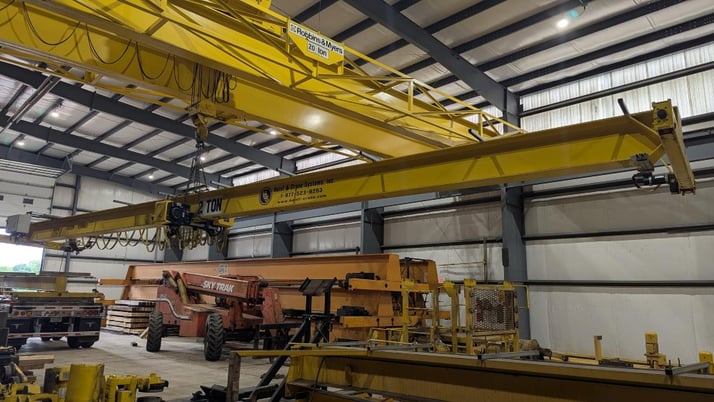 2 Ton, R & M, 46' 9" span, 20' lift, class D, pendant, 460 V., 2017, Qty 2 Available [#2602] - Image 10