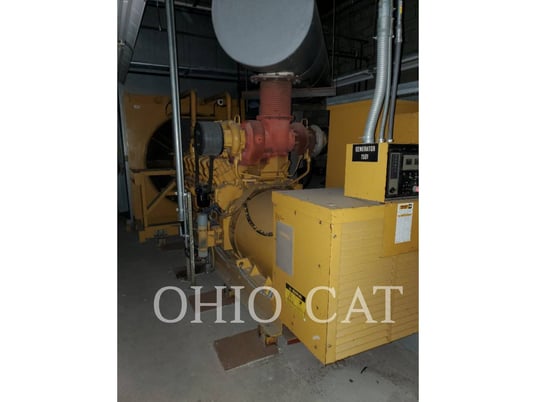 1500 KW Caterpillar #3512, stationary diesel generator set, 480 Volts, 1800 RPM, 472 hours, 1990 - Image 1