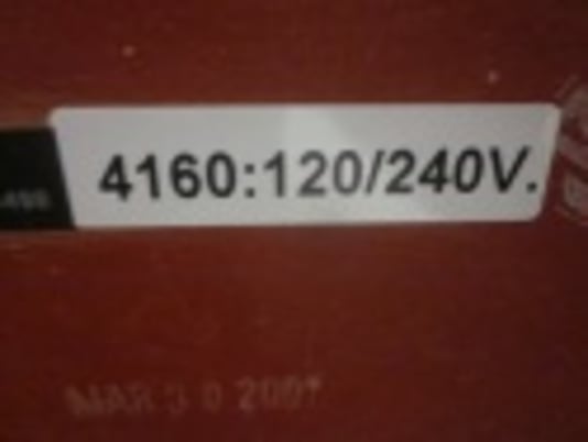 4500 HP Benshaw, CFMVRSM18, 4160 Volts, #MVS3722 - Image 7
