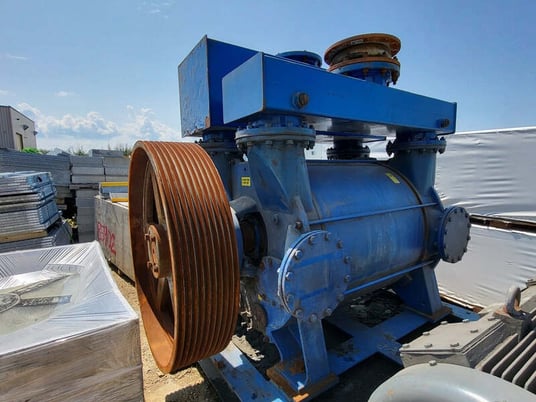 Nash #2BE3-500-2BY4COOL, liquid ring vacuum pump, 400 HP, 1185 RPM, Cast iron, 2009 - Image 1