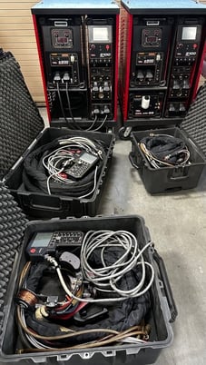 Lincoln Electric #Apex-2100, 3 weld heads helix T55, C663, and C450 - Image 1