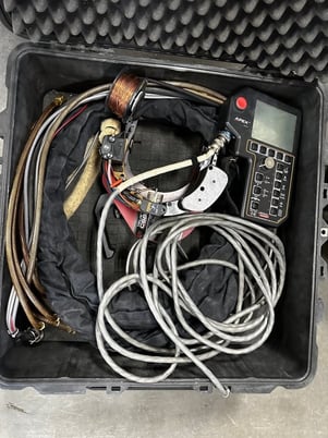 Lincoln Electric #Apex-2100, 3 weld heads helix T55, C663, and C450 - Image 4
