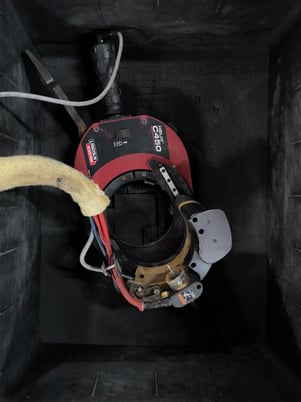 Lincoln Electric #Apex-2100, 3 weld heads helix T55, C663, and C450 - Image 7