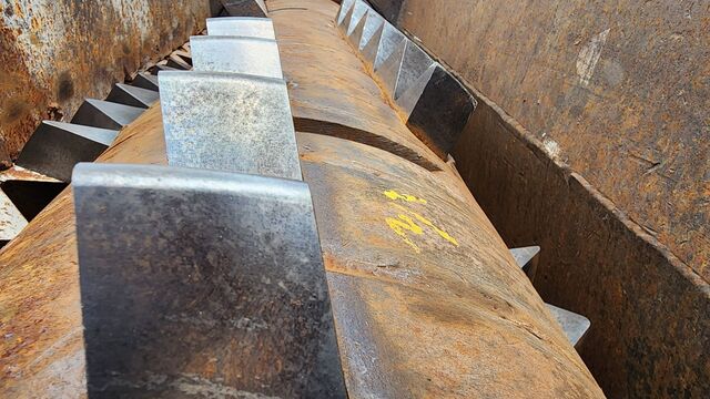 Eldan #1200, high speed, single shaft heavy granulator, 48" rotor, 15 flying & 6 static knives - Image 7