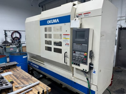 Okuma #MC-V4020, CNC vertical machining center, 40" X, 20" Y, 17.7" Z, 10000 RPM, 20 automatic tool changer - Image 1