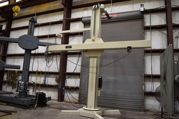 14' x 14' Pandjiris #1400, welding manipulator, free standing X-base, 2025 - Image 2