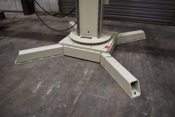14' x 14' Pandjiris #1400, welding manipulator, free standing X-base, 2025 - Image 3
