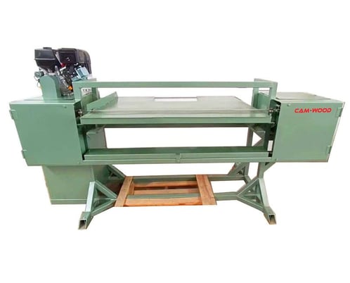Cam-Wood #1AM-010-G, Bandsaw Pallet Dismantler, 60" x unlimited length Pallet Size, 60" width x 48" D Table - Image 1
