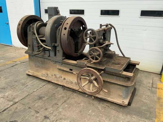 2-1/2" - 6" Landis #6, pipe threader, 3-jaw front & rear chuck, 7.5 HP, coolant, cutoff & reaming tool - Image 7