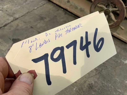 2-1/2" - 6" Landis #6, pipe threader, 3-jaw front & rear chuck, 7.5 HP, coolant, cutoff & reaming tool - Image 8