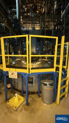 5000 gallon 3V Tech #BE5000, Glass Lined Reactor, 90 psi & 125 psi jacket @ 400&deg;F, 108" ID x 110" straight - Image 2