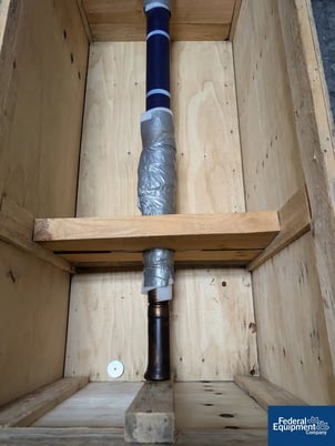 300 gallon Pfaudler, Glass Lined Retreat Curve Agitator, 76" overall, 34" span, DTW end - Image 2