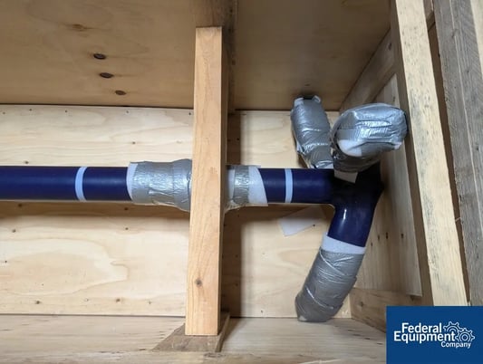 300 gallon Pfaudler, Glass Lined Retreat Curve Agitator, 76" overall, 34" span, DTW end - Image 3