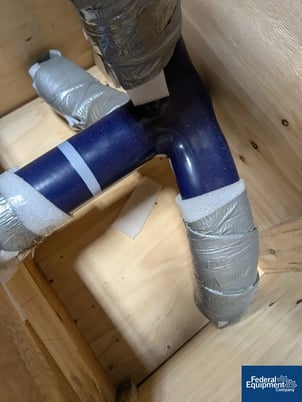 300 gallon Pfaudler, Glass Lined Retreat Curve Agitator, 76" overall, 34" span, DTW end - Image 6