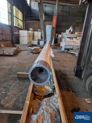 2000 gallon Pfaudler, 3-Finger Glass-Lined Baffle, 119" overall, 15" span, unused - Image 4