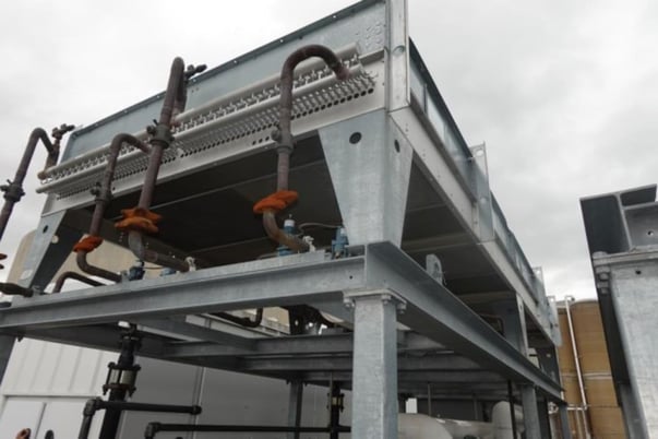 40 Ton, Tempest Inc. #LTAC-40-D, Cold Water Process Chiller System, R507, 400/275 psig, 125 HP Compressors, 2 - Image 7