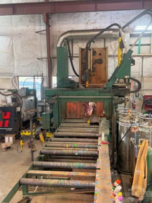 Controlled Automation #Revolution, beam coping machine, Hyertherm HPR260XD, 48" material width, 2014 - Image 2