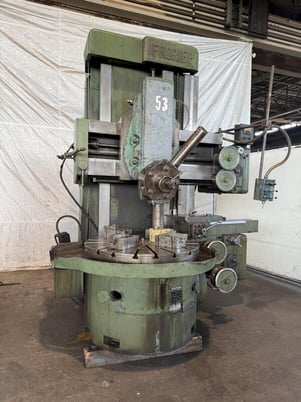 48" Froriep, vertical turret lathe - Image 5