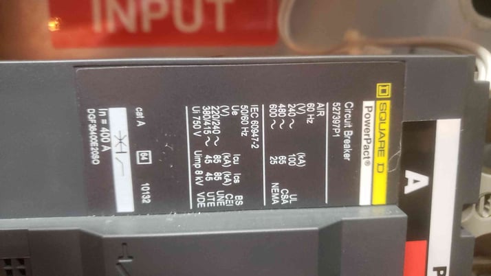 200 KVA Liebert Vertiv #FPA20C442B, PDU, 480 Volts in, 208/120 Volts out, 3PH, 3 wire, 2010, AS IS - Image 6