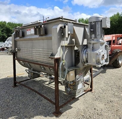 125 cu.ft. American Process #FPB-125, Stainless Steel jacketed fluidized paddle blender, 50 HP - Image 1