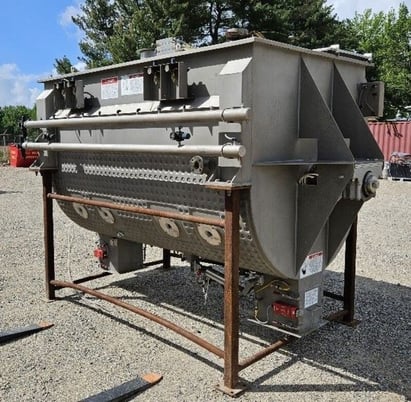 125 cu.ft. American Process #FPB-125, Stainless Steel jacketed fluidized paddle blender, 50 HP - Image 3