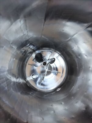 10.6 gallon DCI, 40 liter Stainless steel tank, agitated, 45 psi, 12" dia. x24"straight side, dish top & - Image 6