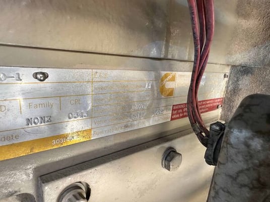 1000 KW Cummins #KTA50G, diesel generator set, 2400/4160 Volts, 1983 - Image 8