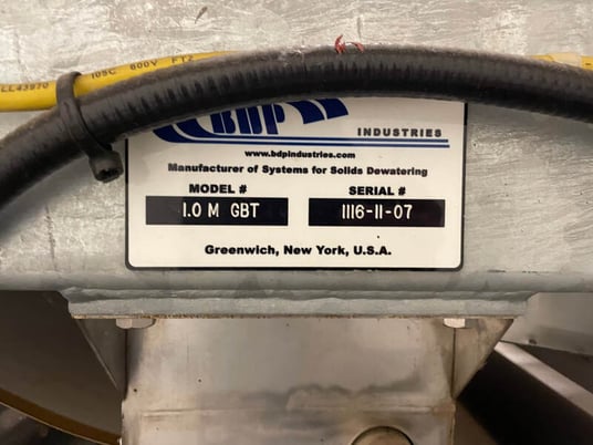 BDP #1M, gravity belt thickener - Image 6