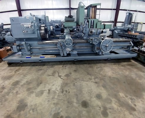 No. 4A Warner & Swasey, M3550, square head, saddle type turret lathe, 28-1/4" swing o/bed ways, 62" center - Image 2