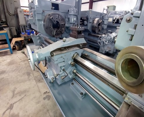 No. 4A Warner & Swasey, M3550, square head, saddle type turret lathe, 28-1/4" swing o/bed ways, 62" center - Image 6