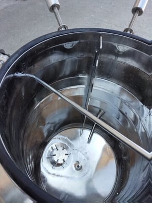39 gallon Precision Stainless, 150 liter 316 Stainless Steel tank, jacketed, agitated, 45 psi, full vacuum - Image 6