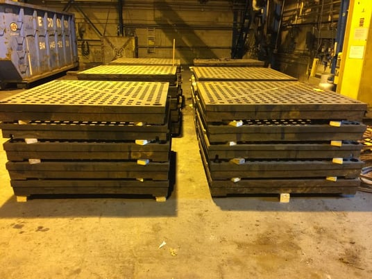 Acorn, 60" x 60" x 6" thick welding tables platen floor se, (84 available) - Image 4