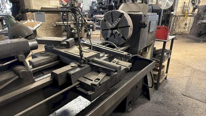 Summit #20-3X60, engine lathe, 3" bore, 17" chuck 4 jaw, tailstock, Steady Rest, Follow Rest, coolant tray - Image 6