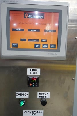 JPW #C2-83-139TULEP480V45-60KW, Conveyor Oven, 2 zone, separate controls, shared exhaust, 42" width, 200&deg;C - Image 4