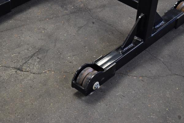 2 Ton, LJ Welding #HD2-300, modular roller support stands, 4000 lb., steel V-groove wheels - Image 5