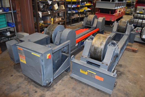 200 Ton, Preston #TDSA-200 / TISA-200, turning rolls, 400000 lb., remote hand pendant - Image 2
