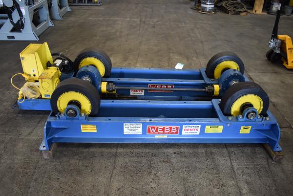 10 Ton, Webb #T-18-16, 20000 lb., tank turning roll, hand pendant controller - Image 1