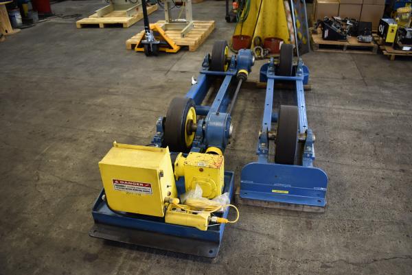 10 Ton, Webb #T-18-16, 20000 lb., tank turning roll, hand pendant controller - Image 2