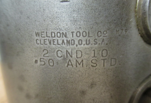 Weldon Brand NMTB-50 x 2" Endmill Holder & hundreds of other new & used NMTB, CAT, HSK & R8 holders in stock - Image 2