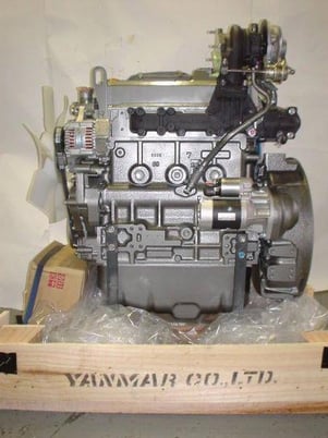 47.5 HP Yanmar #4TNE88-HBC, Engine, Warranty, New - Image 1